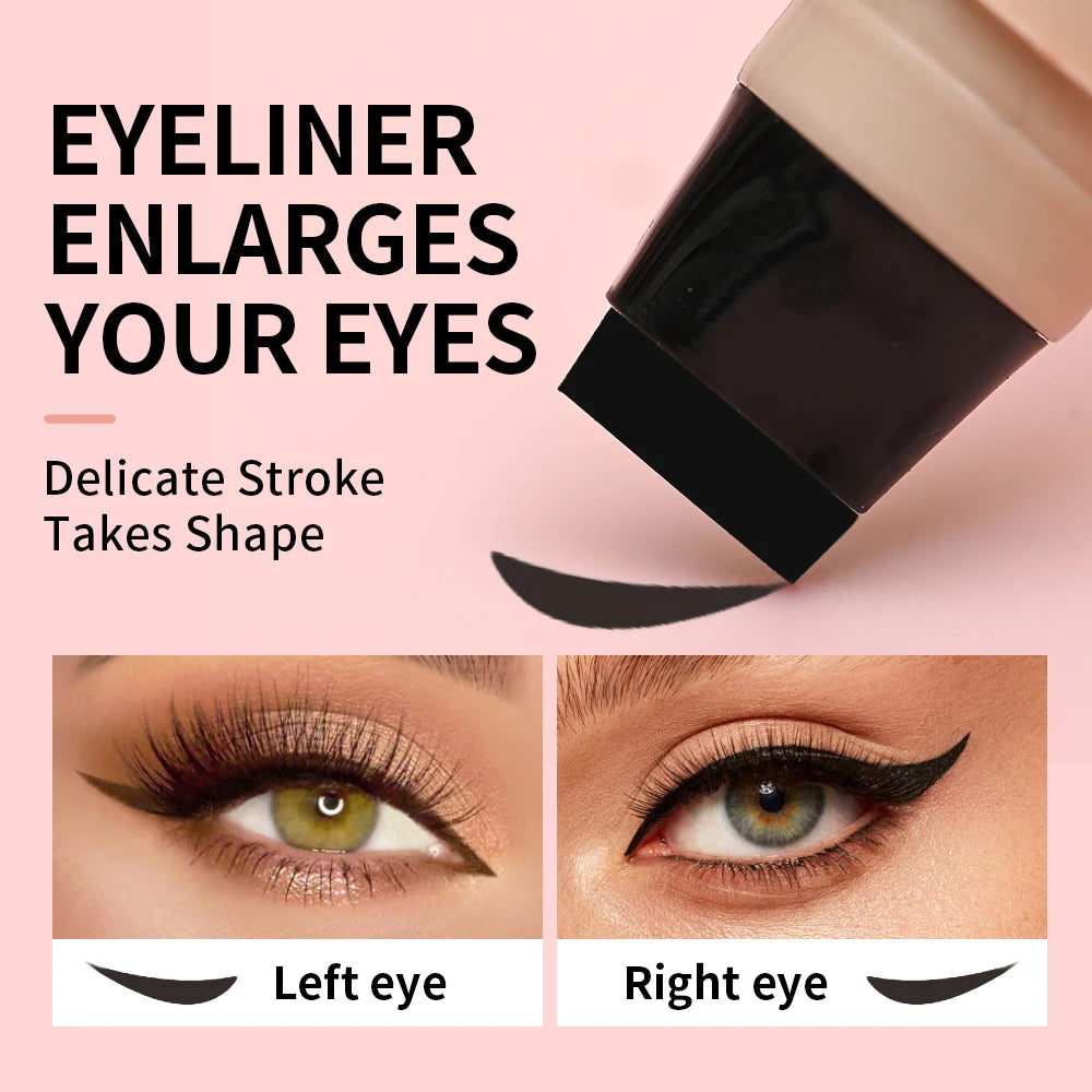 Delineador de ojos en formato lápiz, resistente al agua, de secado rápido, larga duración, aplicación suave y fácil de usar para crear un maquillaje de ojos natural.