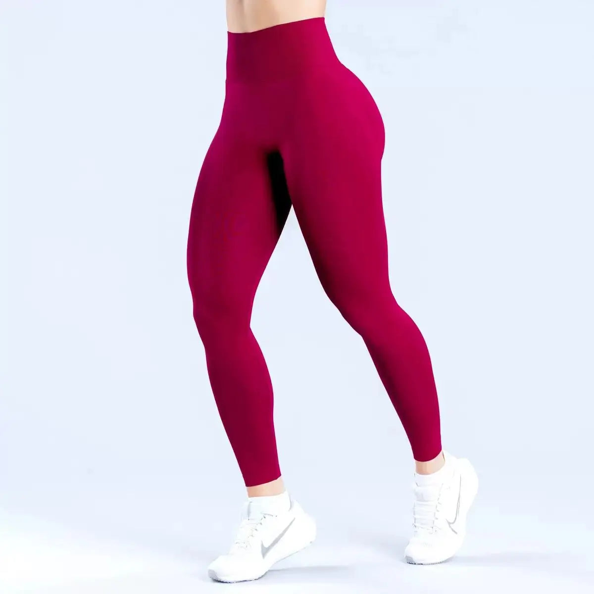 Leggings deportivos sin costuras para mujer | Efecto Push Up en glúteos, cintura baja y diseño ajustado para gimnasio, yoga y entrenamiento.