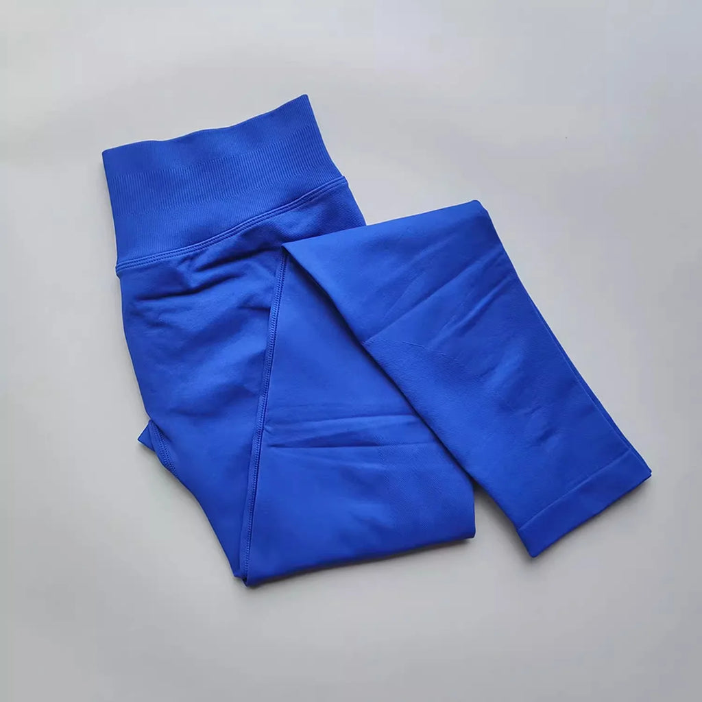 Leggings deportivos sin costuras para mujer | Efecto Push Up en glúteos, cintura baja y diseño ajustado para gimnasio, yoga y entrenamiento.