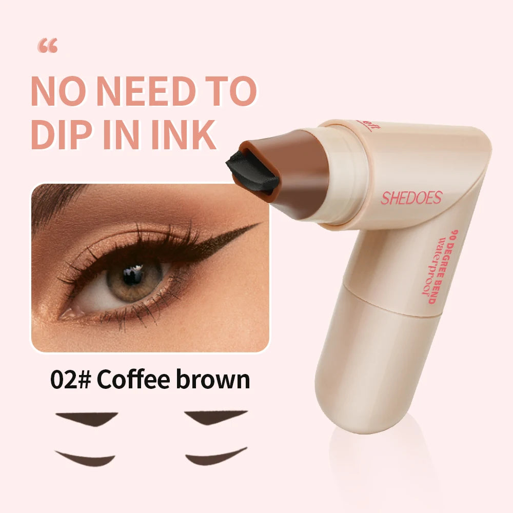 Delineador de ojos en formato lápiz, resistente al agua, de secado rápido, larga duración, aplicación suave y fácil de usar para crear un maquillaje de ojos natural.